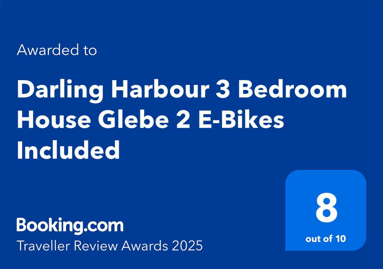 Darling Harbour 3 Bedroom House Glebe 2 E-Bikes Included Sidney Exterior foto